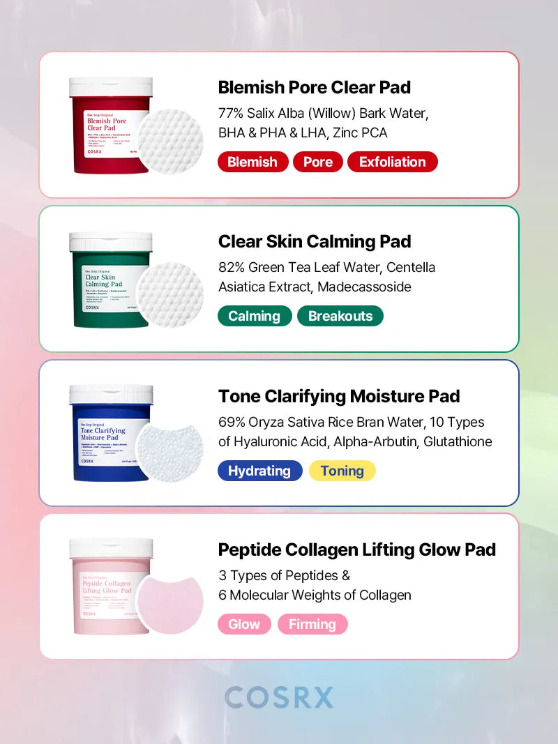 One Step Original Peptide Collagen Lifting Glow Pad