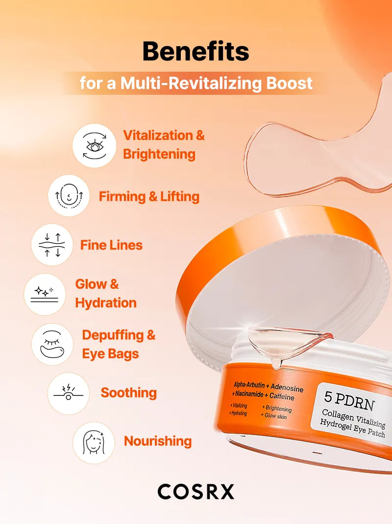 COSRX 5 PDRN Collagen Vitalizing Hydrogel Eye Patch