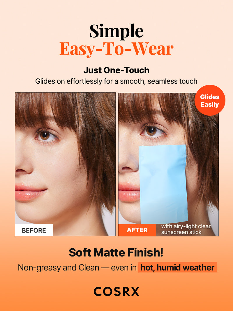 COSRX AIRY-LIGHT OIL CONTROL CLEAR SUNSCREEN STICK SPF 50
