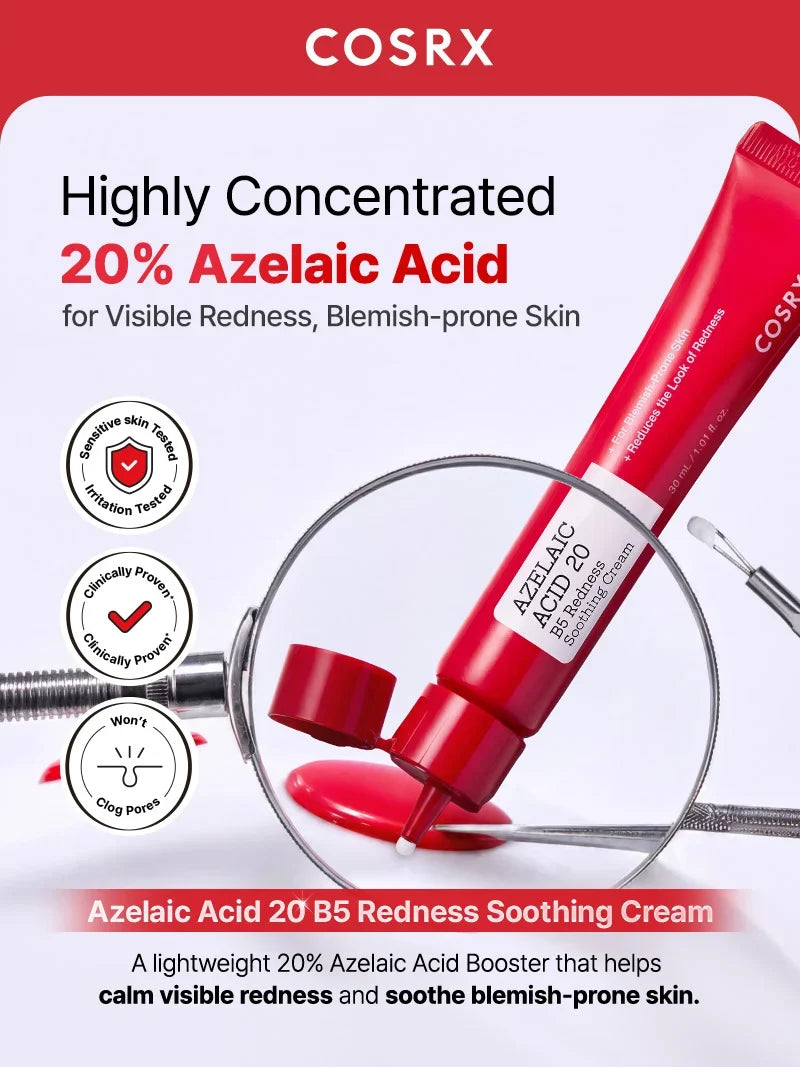 COSRX Azelaic Acid 20 B5 Redness Soothing Cream