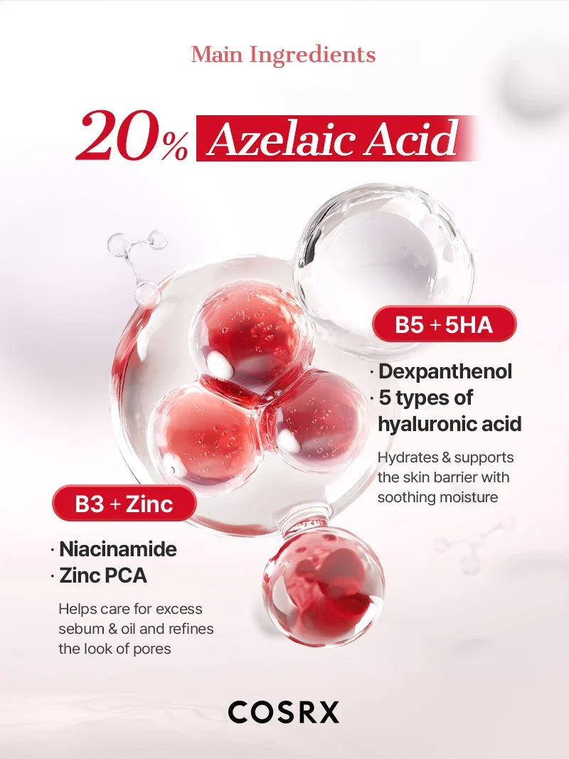 COSRX Azelaic Acid 20 B5 Redness Soothing Cream