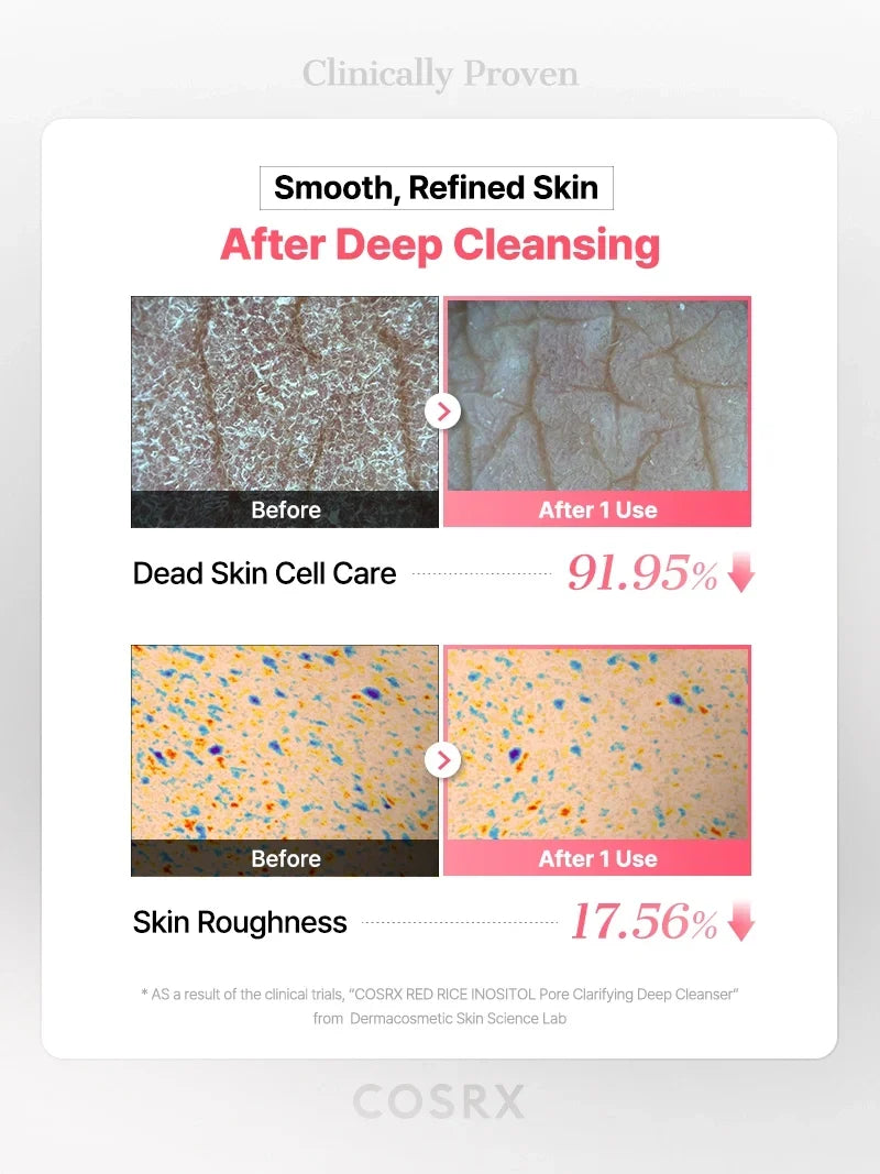 COSRX RED RICE INOSITOL Pore Clarifying Deep Cleanser