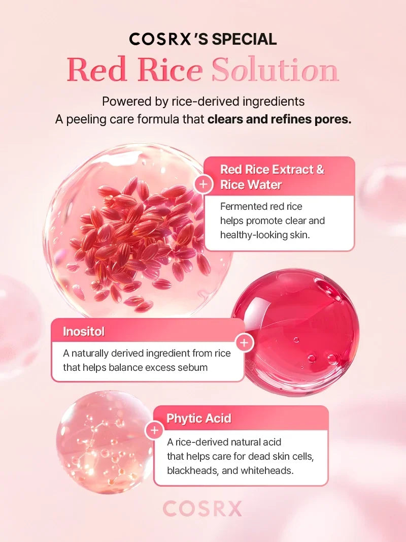 COSRX RED RICE INOSITOL Exfoliating Care Pore Wash-Off Peel Serum