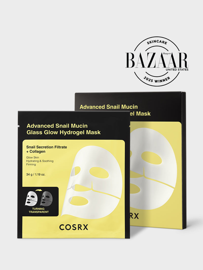 Advanced Snail Mucin Glass Glow Hydrogel Mask_3ea O8